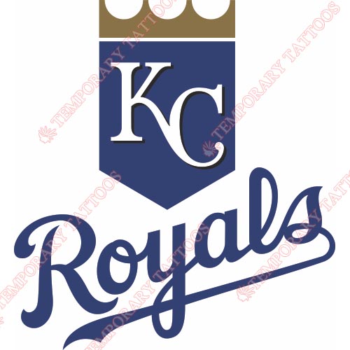 Kansas City Royals Customize Temporary Tattoos Stickers NO.1632
